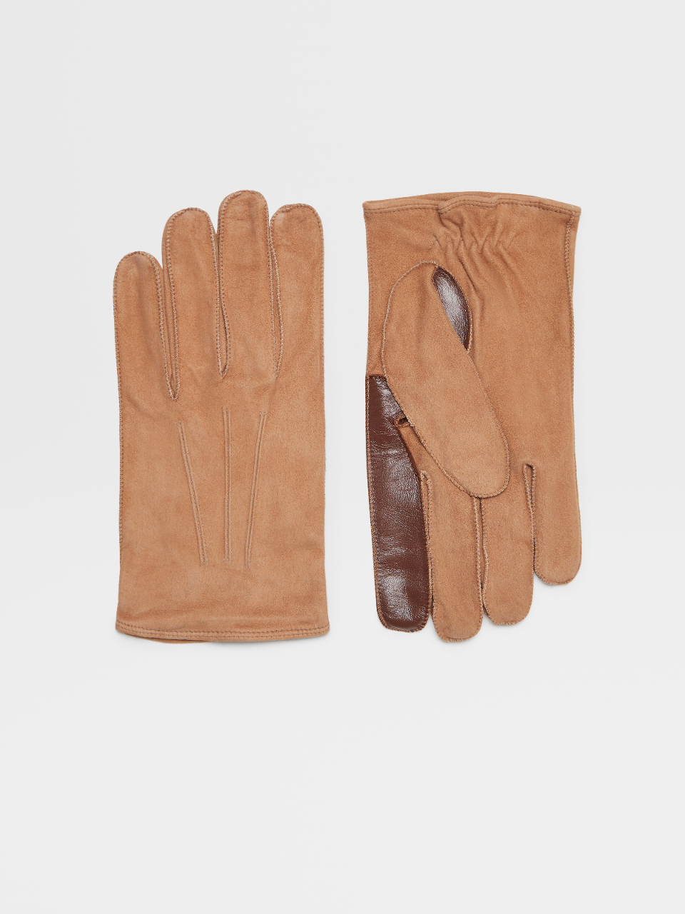 Camel Suede Gloves